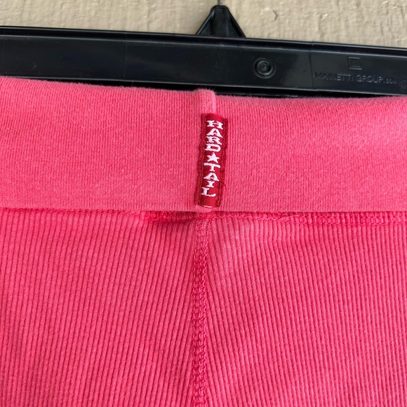 Hard Tail skirt tiny ribbed fabric cotton/spandex blend pink peach tone Sz S - Picture 2 of 4